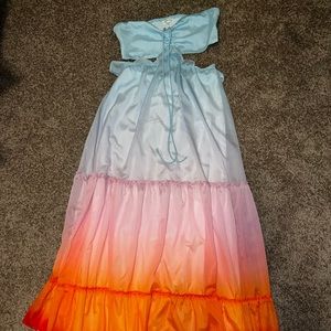 NWOT Multi Colored Formal Dress